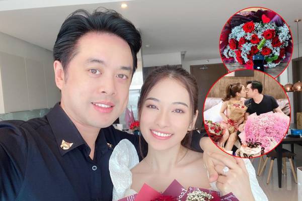 Dương Khắc Linh hôn, tặng nhẫn kim cương cho vợ kém 13 tuổi