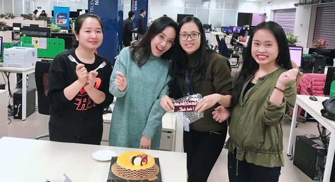 BTV Hoài Anh nhớ kỷ niệm sinh nhật bên đồng nghiệp ban Thời sự