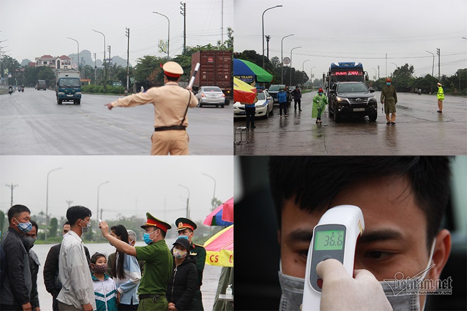 Quảng Ninh lập 8 chốt kiểm soát, đo thân nhiệt người vào tỉnh