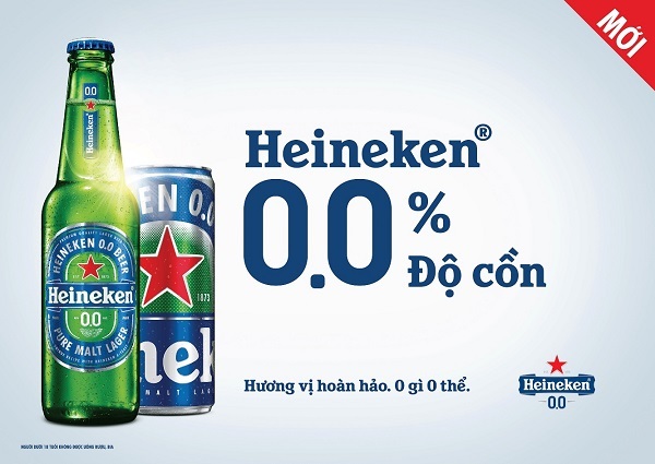 Ra mắt bia không cồn Heineken 0.0