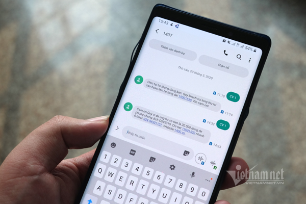 Nhà mạng đồng loạt nhắn tin kêu gọi ủng hộ phòng dịch Covid
