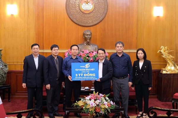 Bảo Việt góp 3 tỷ đồng vào Quỹ Phòng chống dịch Covid-19