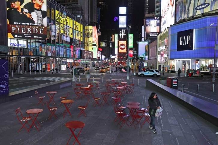'Thành phố không ngủ' New York vắng lặng đêm ngày vì Covid-19