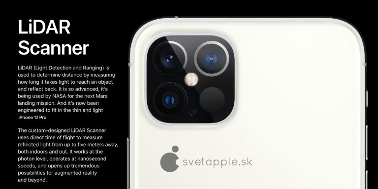 Ngắm mẫu iPhone 12 với camera sau có máy quét 3D đẹp long lanh