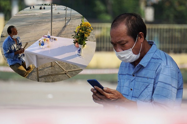 Người đàn ông lập bàn thờ, chịu tang cha trong khu cách ly ở Đà Nẵng