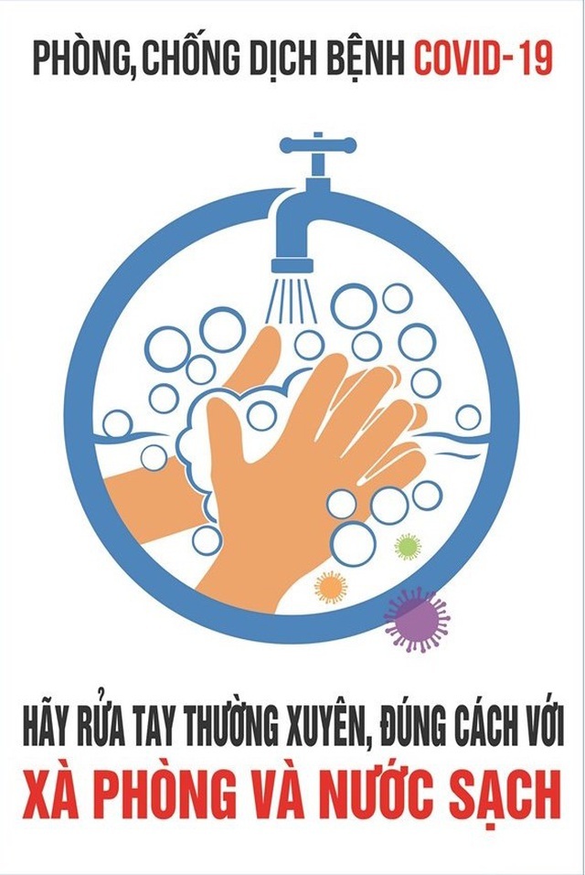 Hãy xem tranh rửa tay này để hiểu rõ hơn về cách giữ vệ sinh và bảo vệ sức khỏe cho bản thân và gia đình trong mùa dịch!
