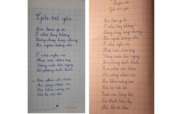 Lời nhắn nhủ xúc động của cô giáo gửi học trò trong đại dịch Covid-19