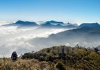 Hoang Lien Son peak at dawn