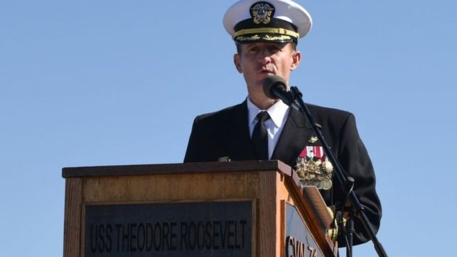 Coronavirus: US Navy removes Captain Brett Crozier who raised alarm