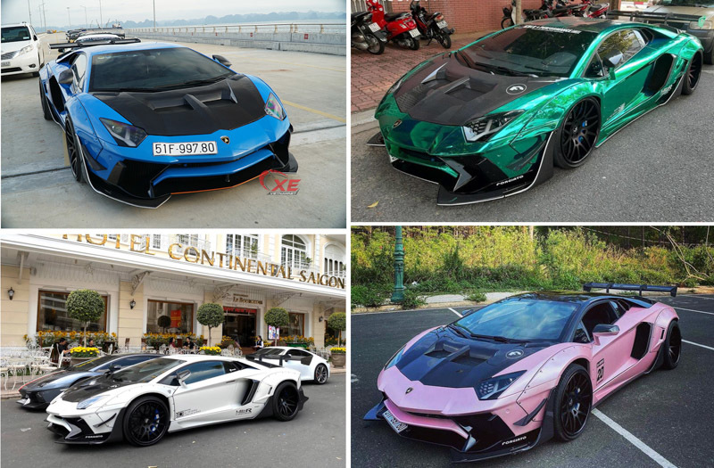 Ngắm siêu xe Lamborghini Aventador LP700-4 đắt nhất Việt Nam 4 lần đổi màu