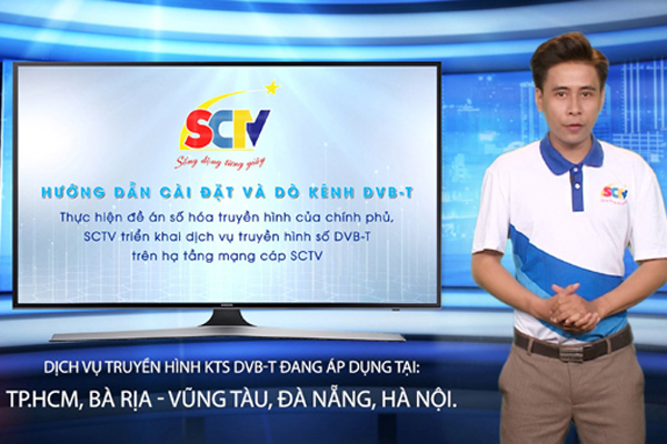 SCTV cung cấp dịch vụ truyền hình số DVB-T2 ở TP.HCM