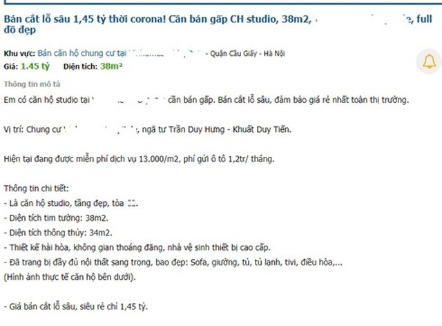 Làn sóng rao bán chung cư 'cắt lỗ': Cơ hội vàng để mua nhà, đất giá rẻ