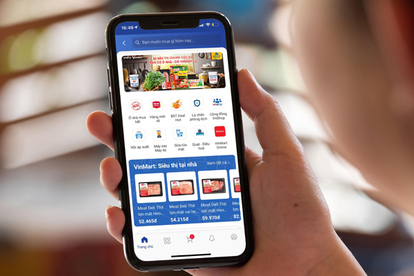 ‘Đi chợ online’ trên ứng dụng BIDV SmartBanking
