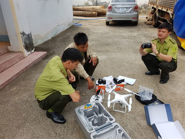 Dong Nai uses drones to patrol forests