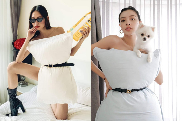 Thời trang với gối ôm, mỹ nhân Việt lạ lẫm vẫn gợi cảm