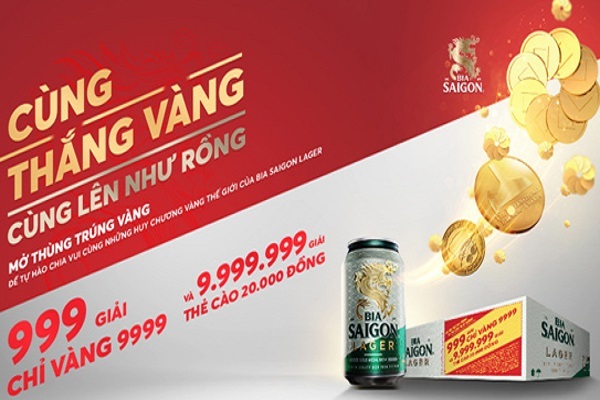 Sabeco tri ân khách hàng ‘Cùng thắng vàng, Cùng lên như Rồng’