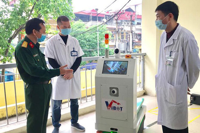 VIBOT-1a robots can replace 3-5 medical workers