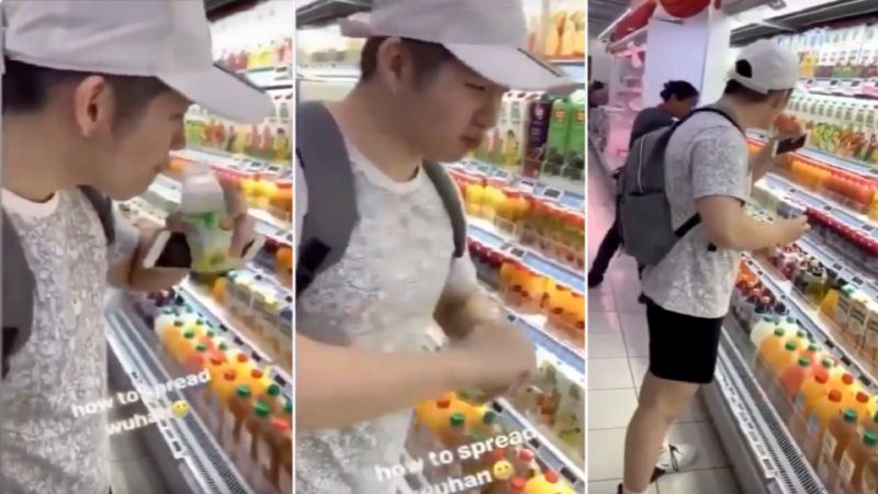 Hai thiếu niên Singapore bị buộc tội vì uống thử nước siêu thị để truyền Covid-19