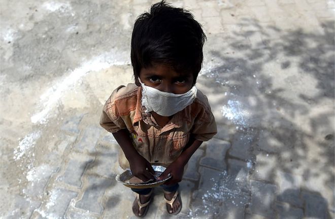 Coronavirus: The children struggling to survive India's lockdown