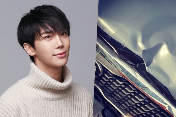 Bạn diễn của Hari Won gây tai nạn giao thông, bóp méo đầu xe