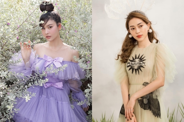 Trương Quỳnh Anh, Phương Nga quyến rũ diện váy pastel mùa hè