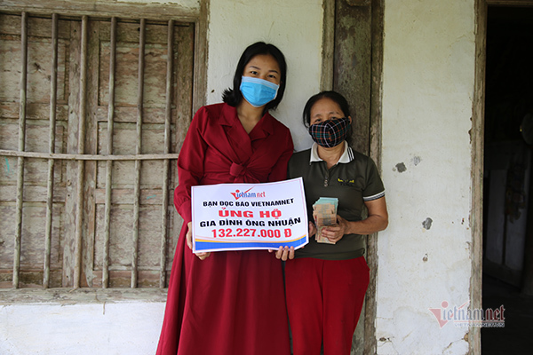 VietNamNet trao 236 triệu cho người bảo vệ nghèo bị xe tông nguy kịch