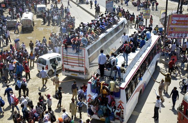 Coronavirus in India Migrants running away from quarantine 