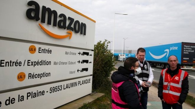 Coronavirus: Amazon shuts French warehouses after court ruling