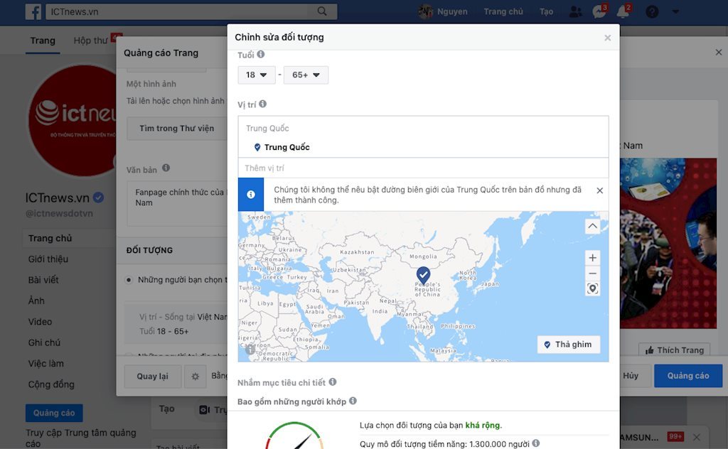 Facebook xin lỗi, sửa lại bản đồ về quần đảo Trường Sa, Hoàng Sa của Việt Nam