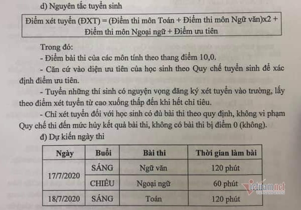 Tuyển sinh lớp 10 ở Hà Nội: Bỏ môn thi thứ 4, dự kiến thi ngày 17/7