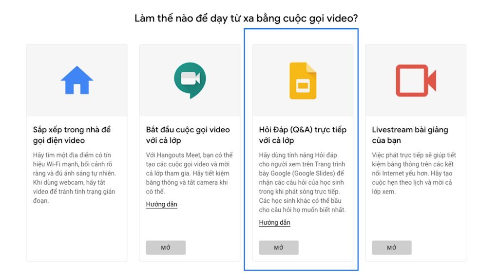 Google miễn phí bộ G Suite phục vụ dạy học online tại Việt Nam