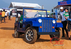 Xe "Jeep mui trần" tự chế đẹp long lanh của dân chơi Ninh Bình