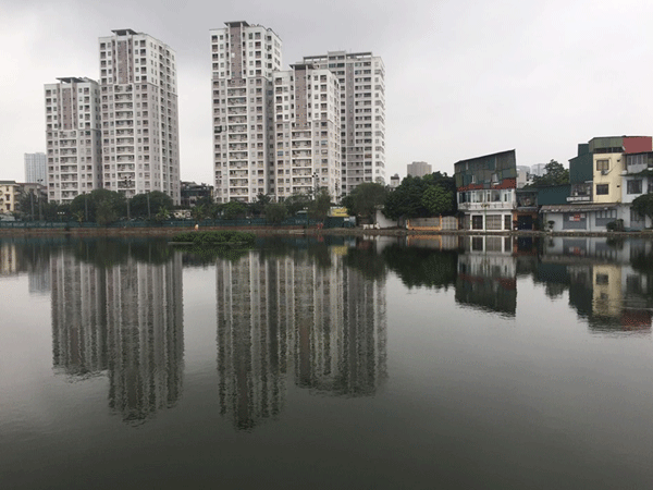 Hồ Đầm Hồng (Hà Nội) vẫn chưa...