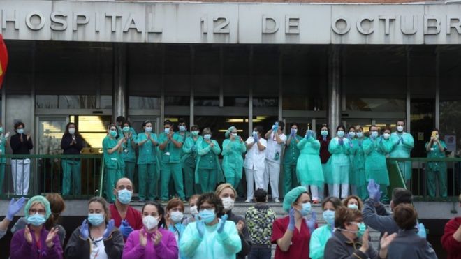 Coronavirus: Madrid’s medical heroes in the fight of their lives