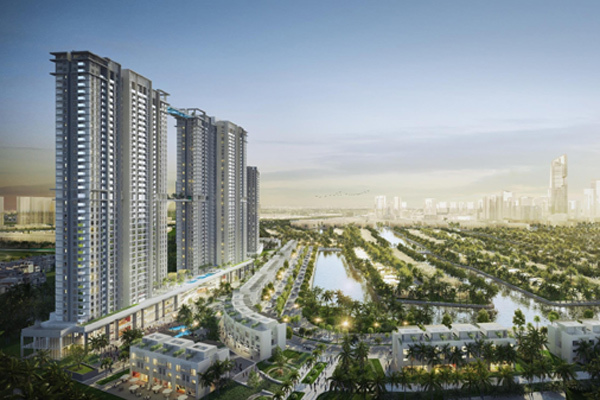 Ecopark ra mắt tòa tháp đôi ngay bên hồ cảnh quan 50ha