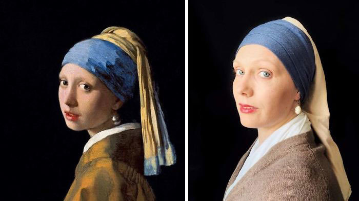 Dân mạng háo hức tham gia thách thức đóng giả kiệt tác nghệ thuật của bảo tàng Mỹ