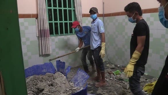 Truy tố 4 bị can tội 'giết người' vụ thi thể trong bê tông ở Bình Dương