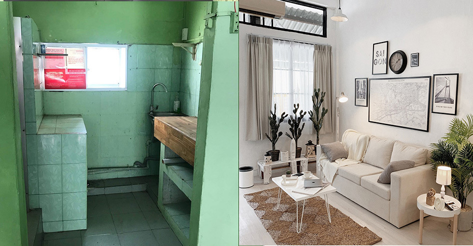 Chàng trai 'hô biến' căn hộ xập xệ thành không gian hiện đại, đẹp mê mẩn