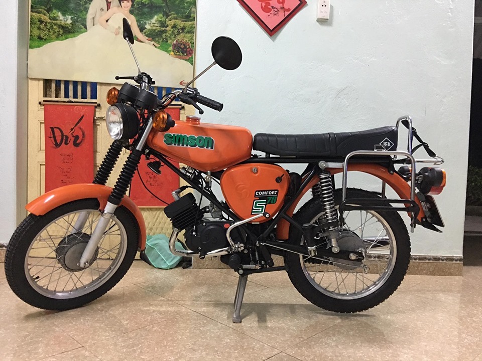 Xe máy Simson đời 1985 giá 12 triệu 