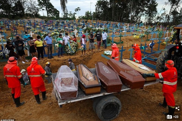 Dịch bệnh lan tràn, Brazil nguy cơ thành điểm nóng mới về Covid-19