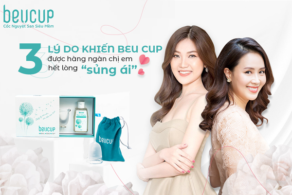 BeU Cup - cốc nguyệt san thiết kế dành riêng phụ nữ Việt