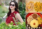 Hoa hậu Đặng Thu Thảo chăm chỉ vào bếp dù sắp đến ngày sinh con