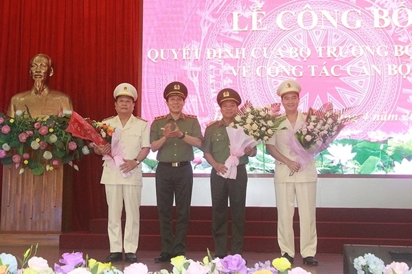 Bổ nhiệm Giám đốc, Phó giám đốc Công an nhiều tỉnh, thành