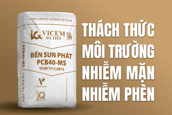 Xi măng chuyên dụng cho công trình ven biển và nhiễm phèn