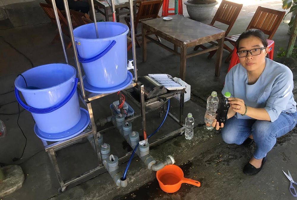 VN female scientist receives patents for solutions to treat polluted water