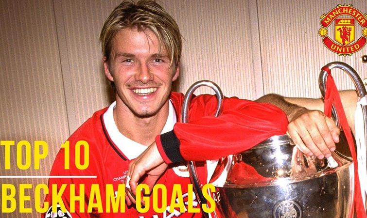 Top 10 bàn thắng đỉnh nhất của Beckham cho MU