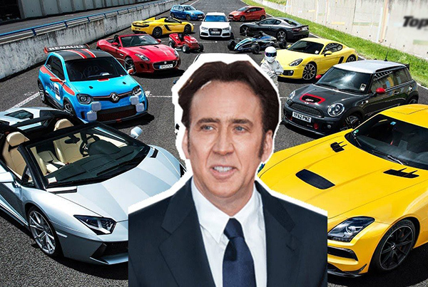 Bộ sưu tập xế khủng đáng nể của tài tử Nicolas Cage nổi tiếng Hollywood