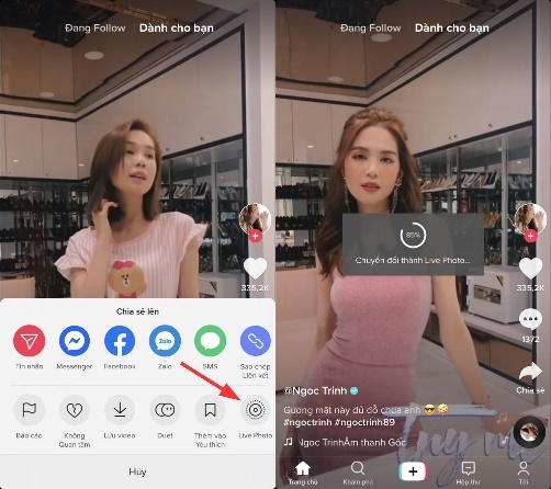 Hướng dẫn đơn giản hướng dẫn lấy video tiktok làm hình nền cho điện thoại Android