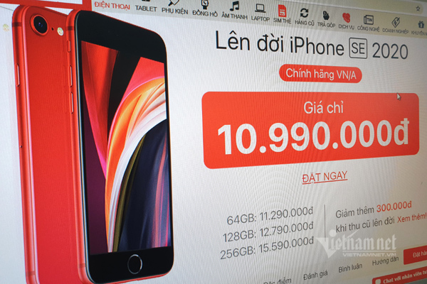 Giá iPhone SE 2020 tại VN biến động mạnh, sẽ còn giảm sâu