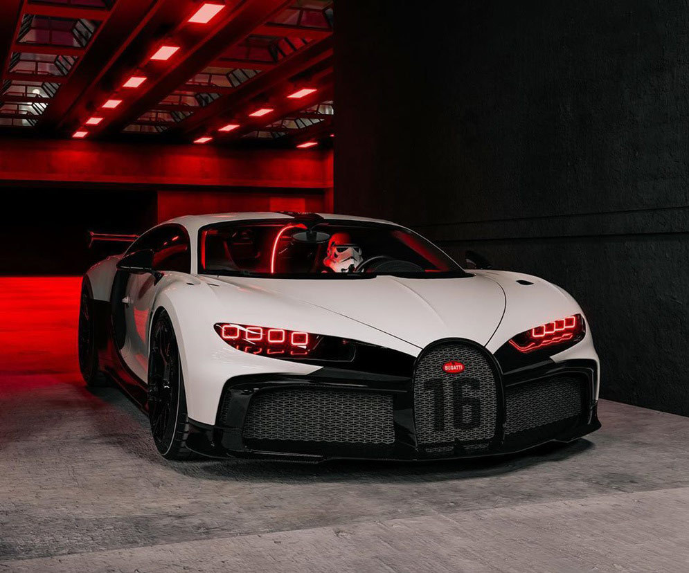 Bugatti Chiron Pur Sport độ ngoại hình phong cách Star War